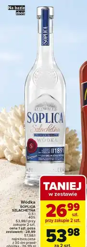Carrefour Wódka Soplica oferta