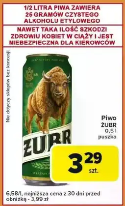 Carrefour Express Piwo Żubr oferta