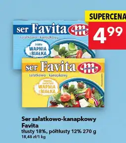 Lewiatan Ser sałatkowo-kanapkowy Favita tłusty 18%, półtłusty 12% oferta
