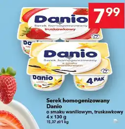 Lewiatan Serek homogenizowany Danio waniliowy, truskawkowy oferta