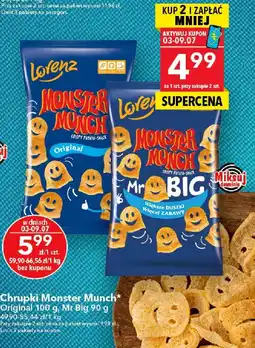 Lewiatan Chrupki Monster Munch Mr Big Lorenz oferta