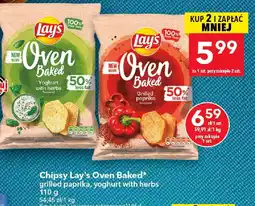 Lewiatan Chipsy Lay's Oven Baked grilled paprika oferta