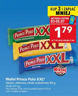 Lewiatan Wafel Prince Polo XXL mleczne 50g oferta