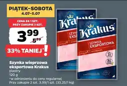 Netto Szynka wieprzowa eksportowa Krakus oferta