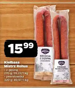 Netto Kiełbasa z gęsiną / peerelowska Mistrz Rohus oferta