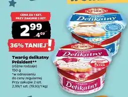 Netto Twaróg delikatny President oferta