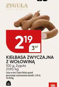 Chata Polska Kiełbasa zwyczajna z wołowiną Zygula oferta