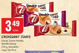 Chorten Croissant 7Days Cocoa, Cacao-Vanilla, Vanilla-Cherry Mondelez oferta