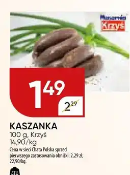 Chata Polska Kaszanka Krzyś oferta