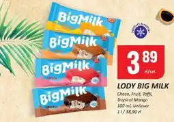 Chorten Lody Big Milk Choco, Fruit, Toffi, Tropical Mango Unilever oferta
