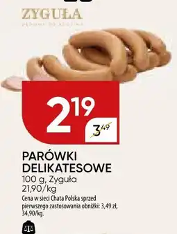 Chata Polska Parówki delikatesowe Zygula oferta