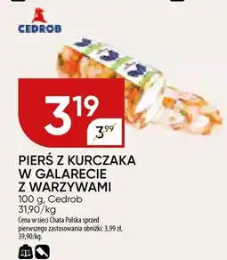 Chata Polska Pierś z kurczaka w galarecie z warzywami Cedrob oferta