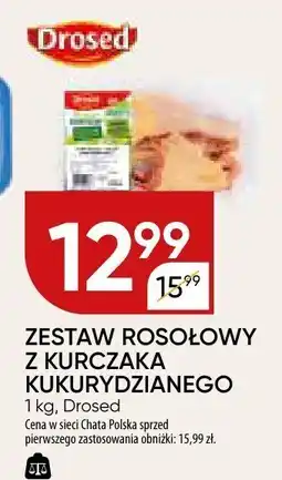 Chata Polska Zestaw rosołowy z kurczaka kukurydzianego Drosed oferta