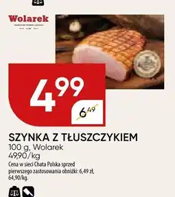 Chata Polska Szynka z tłuszczykiem Wolarek oferta