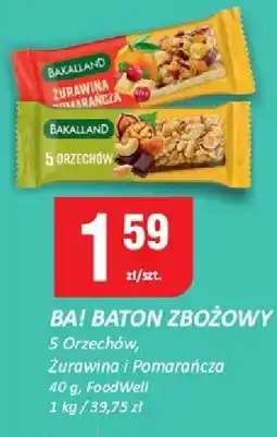 Chorten Baton Bai baton zbożowy S Orzechów/Żurawina i Pomarańcza Bakalland oferta
