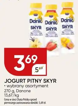 Chata Polska Jogurt pitny Skyr Danone oferta
