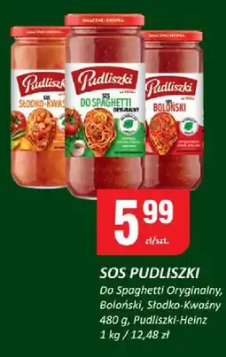Chorten Sos Pudliszki (do spaghetti oryginalny, boloński, słodko-kwaśny) oferta