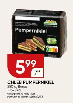 Chata Polska Chleb pumperknikiel Benus oferta