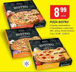 Chorten Pizza Bistro mrożona (z szynką i pieczarkami, z pieczarkami, 4 sery) Proste Historie oferta