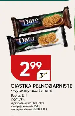 Chata Polska Ciastka pełnoziarniste ETI oferta