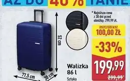 ALDI Walizka 86 l Live In Style oferta