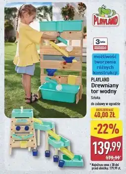ALDI Tor wodny drewniany Playland oferta