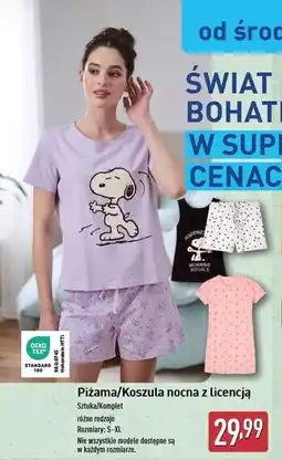 ALDI Koszula nocna damska s-xl oferta