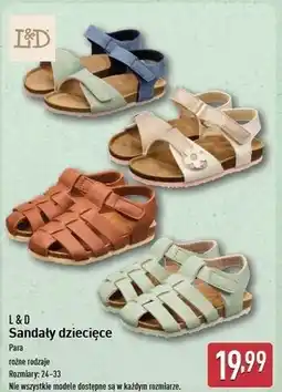 ALDI Sandały 24-32 L&D oferta