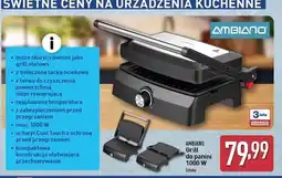 ALDI Grill kontaktowy 1000w Ambiano oferta