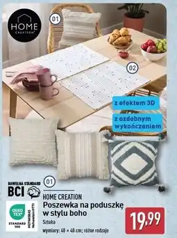 ALDI Poszewka na poduszkę w stylu boho 40 x cm Home Creation oferta
