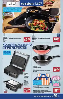 ALDI Patelnia aluminiowa 28 cm Crofton oferta