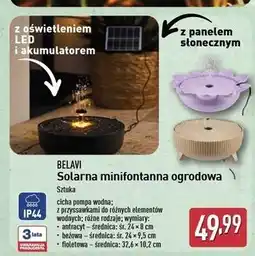 ALDI Minifontanna ogrodowa beżowa 32.6 x 10.2 cm Belavi oferta