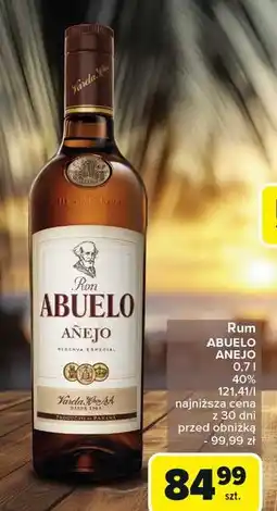 Carrefour Rum Abuelo Anejo oferta