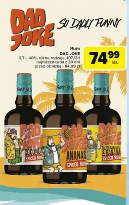 Carrefour Rum salted caramel & banana spiced Dad Joke oferta