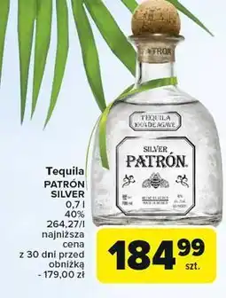 Carrefour Tequila Patron Silver oferta