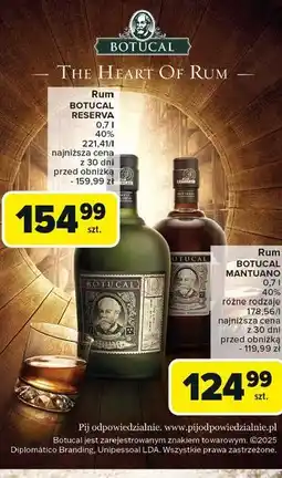 Carrefour Rum Botucal Mantuano oferta