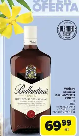 Carrefour Whisky Ballantine's Finest oferta