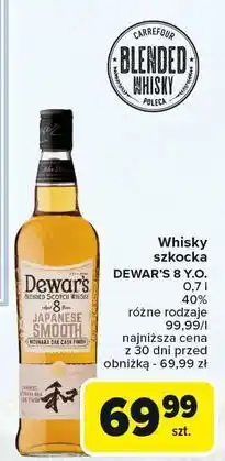 Carrefour Whisky Dewar's 8 Japanese Smooth oferta
