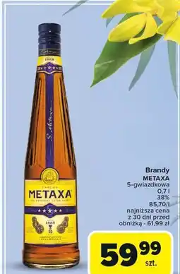 Carrefour Brandy Metaxa 5 oferta