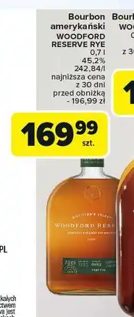 Carrefour Bourbon Woodford Reserve Rye oferta