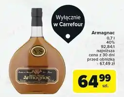 Carrefour Brandy Armagnac Janneau Vsop oferta