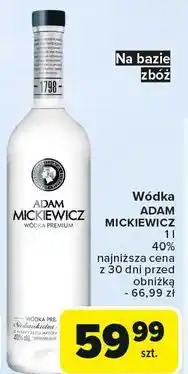 Carrefour Wódka Adam Mickiewicz oferta