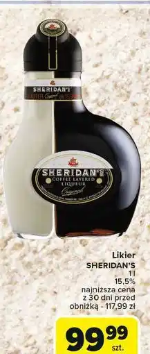 Carrefour Likier Sheridan's Coffee oferta