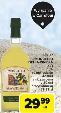 Carrefour Likier Limoncello Della Riviera oferta