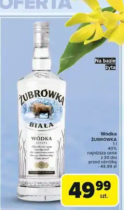 Carrefour Wódka Żubrówka Biała oferta