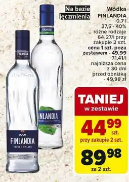 Carrefour Wódka Finlandia Lime Fusion oferta