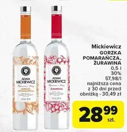 Carrefour Wódka Adam Mickiewicz Żurawina oferta