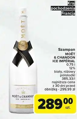 Carrefour Szampan Moet & Chandon Ice Rose oferta