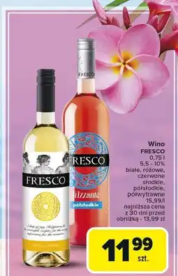 Carrefour Wino Fresco Semi Dry oferta