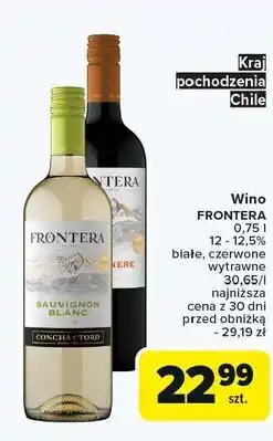 Carrefour Wino Frontera Carmenere oferta
